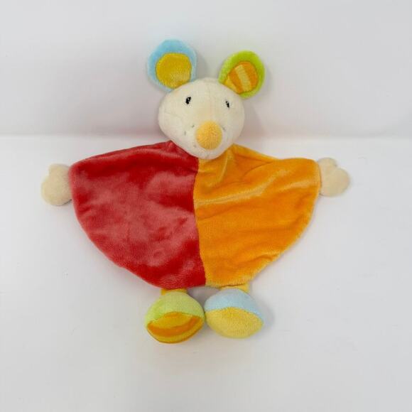 Ernsting's Famiy Topolino Mouse Rattle Lovey Minky Fleece Baby Security Blanket - Picture 1 of 10